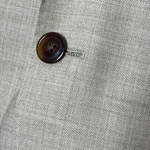 NWT Lands End Khaki Comfort Year’rounder Tailored Suit Jacket Size 40L Long - Picture 2 of 11